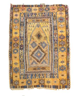 Prayer Rug (Kilim), 19th Century
Turkish; Turkey
Wool; 81 1/2 x 48 7/16 x 1/2 in.
2012.1.1
…