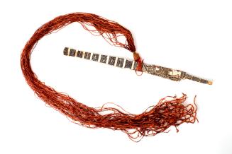 Hairpin with Long Strands of Thread, 20th Century
Li culture; Hainan Island, China
Bone, bead…