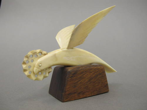 Pie Crimper c. 1890
Unknown artist (American); North America
Sperm whale ivory and wood; 4 5/…