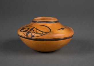 Vessel, c. 1900
Hopi culture; Arizona
Clay and pigment; 3 5/8 x 6 1/2 in.
39974
In Memory o…