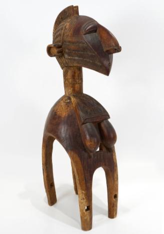 Nimba Headdress, 20th Century
Nalu culture; Guinea or Guinea-Bissau, Africa
Wood and paint; 5…