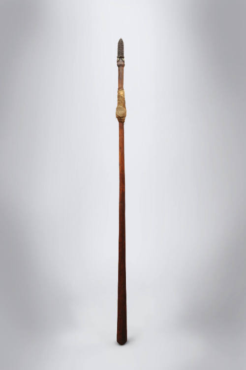 Club (Taiaha), mid 19th Century
Māori culture; New Zealand, Polynesia
Wood, fabric and paua s…