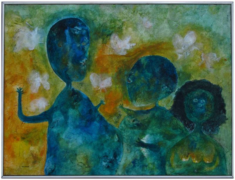 Encandemo, 1960s
Felipe Orlando (Mexican, 1911-2001)
Oil on canvas; 23 5/8 × 31 7/8 in.
79.1…