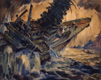 Death of an Ignoble Enemy, 1946
Arthur Edwaine Beaumont (American, 1890-1978)
Watercolor and …