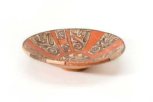 Plate with Six Saurians, c. 800-1000 A.D.
Macaracas style; Central Panama
Ceramic and paint; …