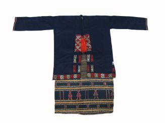 Tunic with Skirt Attached, mid 20th Century
Li culture; Hainan Island, Hainan Province, China
…