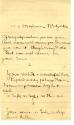 Letter to Madame Modjeska, late 19th Century
Dorothy F. Wiethoff; Detroit, Michigan
Ink on pa…