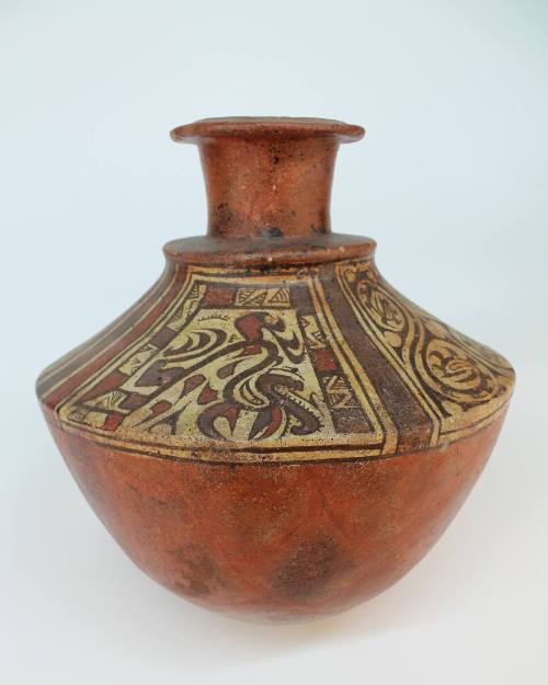 Jar Decorated with Stylized Saurian Figures, 800-1000 A.D.
Macaracas style, Central Panama
Ce…