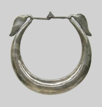 Hollow Ring Necklace, 20th Century
Hmong culture; Thailand, Myanmar or Laos
Silver; 10 x 2 x …