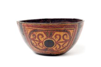 Polychromed Bowl, 20th Century
Yao people; China
Wood; 3 1/4 x 6 1/2 in.
2007.23.6
Gift of …