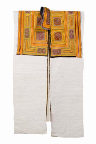 Men's Vest, 20th Century
Miao people; Nankai Township, Guizhou Province, China
Linen and silk…