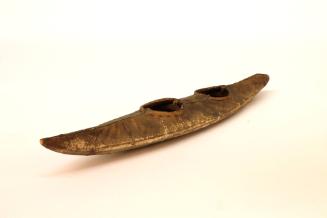 Model of a Kayak, date unknown
Inuit; Point Barrow area, Alaska, United States
Seal skin and …
