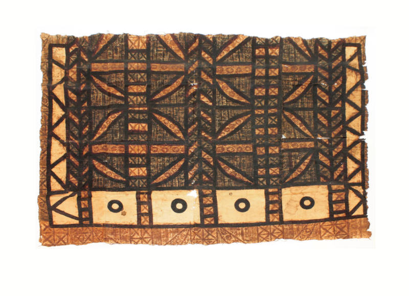 Tapa Cloth, date unknown
Polynesian; Possibly Fiji,Melanesia
Bark and pigment; 45 1/2 × 55 1/…