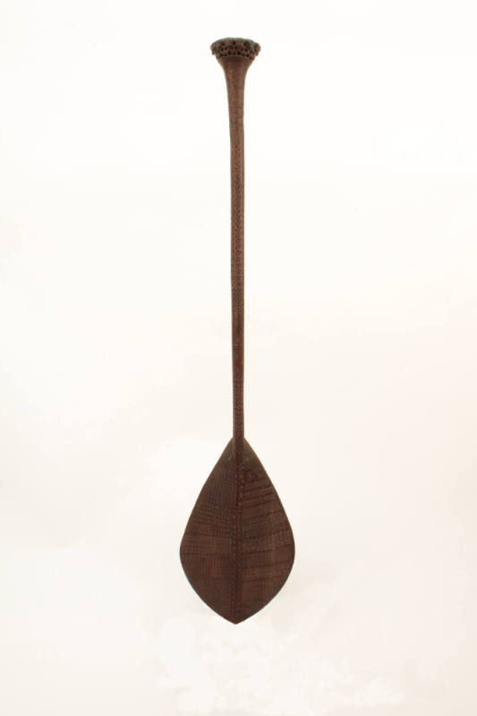Paddle, mid 19th Century
Austral Islands, French Polynesia, Polynesia
Wood; 49 × 11 × 3 3/4 i…