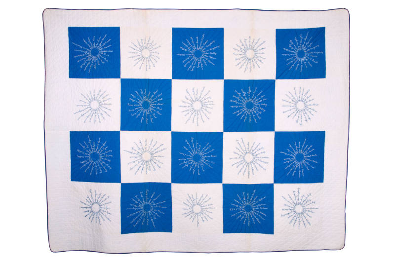 Friendhsip Quilt, c. 1930
Various makers; Sturgeon, Missouri
Cotton; 68 1/4 x 84 in.
36758
…