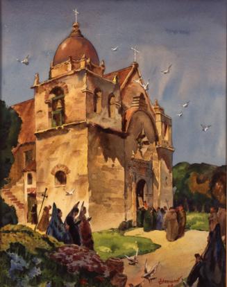 Untitled (The Carmel Mission), 1949
Arthur Edwaine Beaumont (English-born American, 1890-1978)…