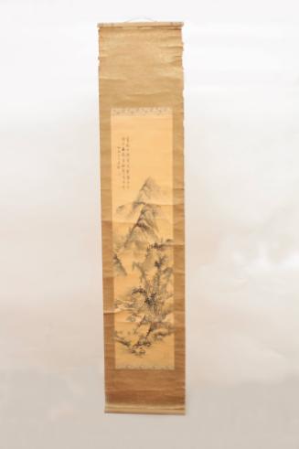 Hanging Scroll Painting, date unknown
Chinese
Paper and ink; 22 × 15 1/4 × 1 in.
2013.9.1
G…