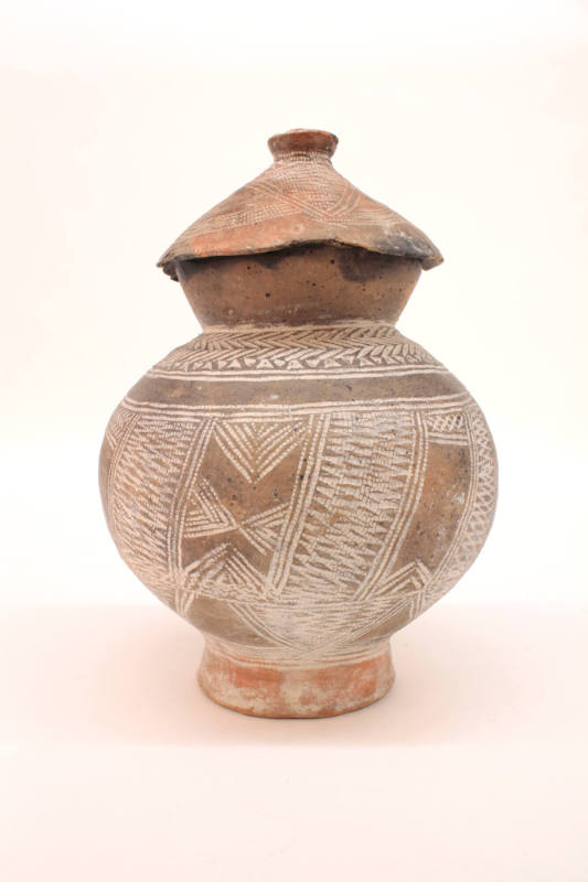 Lidded Vessel with Incised Designs, early 20th Century	
Dan culture; Liberia, Africa
Ceramic …