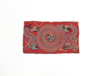 Sleeve Panel, 20th Century
Miao culture; Guizhou Province, China
Cotton; 11 3/4 × 6 11/16 × 1…