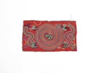 Sleeve Panel, 20th Century
Miao culture; Guizhou Province, China
Cotton; 11 3/4 × 6 11/16 × 1…