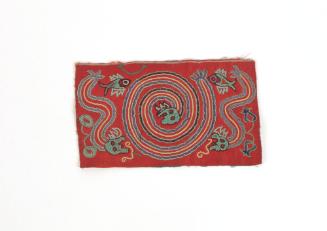 Sleeve Panel, 20th Century
Miao culture; Guizhou Province, China
Cotton; 11 3/4 × 6 3/4 × 1/1…