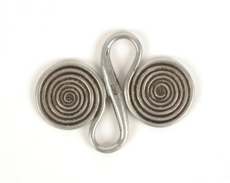 Counterweight, 20th Century
Miao culture; Guizhou Province, China
Silver; 4 1/2 × 3 3/4 × 3/1…