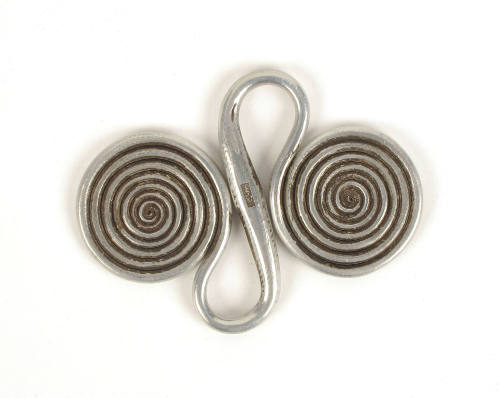 Counterweight, 20th Century
Miao culture; Guizhou Province, China
Silver; 4 1/2 × 3 3/4 × 3/1…