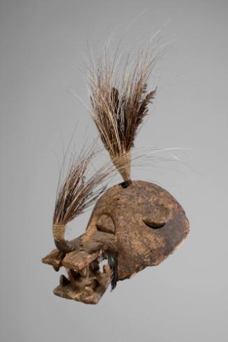 Komo Society Mask, late 19th-early 20th Century
Bamana people; Mali
Wood, porcupine quill, ho…