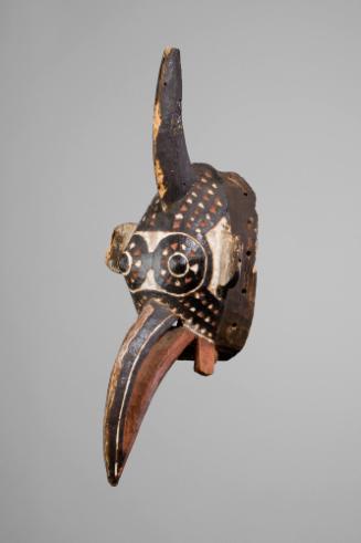 Mask in the Shape of a Bird, 20th Century
Bobo people; Burkina Faso
Wood, pigment and fiber; …