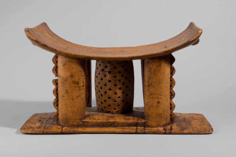 Prestige Stool, 20th Century
Ashanti people; Ghana
Wood; 14 x 25 3/4 x 13 in.
92.16.3
Gift …