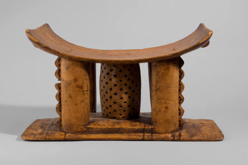 Prestige Stool, 20th Century
Ashanti people; Ghana
Wood; 14 x 25 3/4 x 13 in.
92.16.3
Gift …