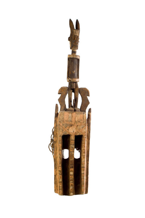 Face Mask, 20th Century
Dogon people; Mali
Wood, fiber and pigment;  36 1/2 x 8 x 6 in.
82.3…