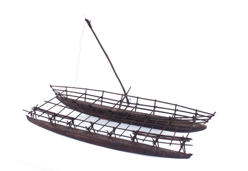 Model of an Outrigger Canoe, 20th Century
Massim culture; Gawa, Milne Bay Province, Papua New …