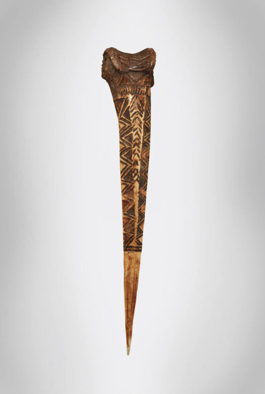 Bone Dagger (Yina or Amia Ava), 20th Century
Abelam or Iatmul culture; East Sepik Province, Pa…