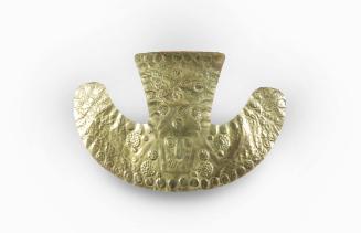 Headdress (Vincha), 100 BCE - 300 CE
Possibly Nasca culture; Peru
Gold; 12 3/4 × 19 in.
2005…