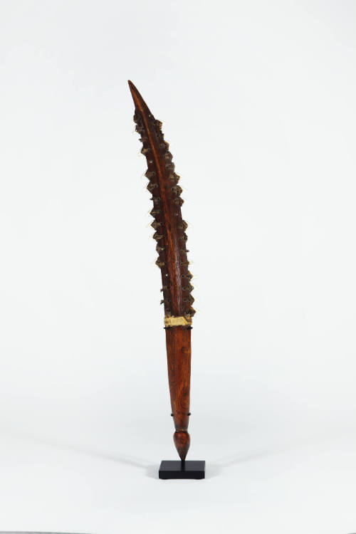 Shark Tooth Hand Sword, mid 19th Century
I-Kiribati culture; Gilbert Islands, Kiribati, Micron…