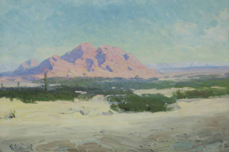 Desert Landscape, c. 1944
Hanson D. Puthuff (American, 1875-1972)
Oil on canvas; 20 x 30 in.
…