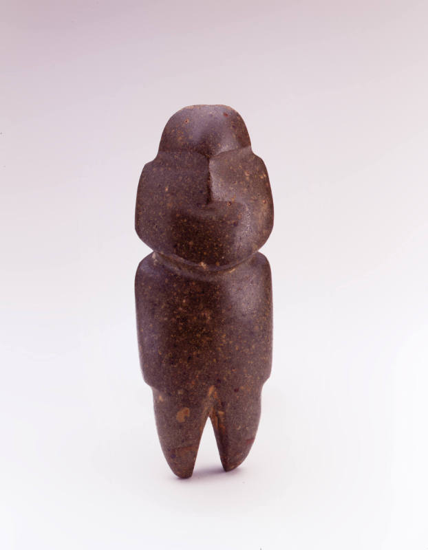 Anthropomorphic Figure, 300-100 BCE
Mezcala culture; Guerrero, Mexico
Stone; 2 1/4 × 1 3/8 × …