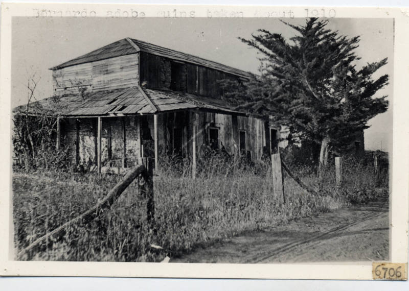 Bernardo Yorba Adobe Ruins, c. 1910
Unknown photographer; Bernardo Yorba Ruins, California
Ph…