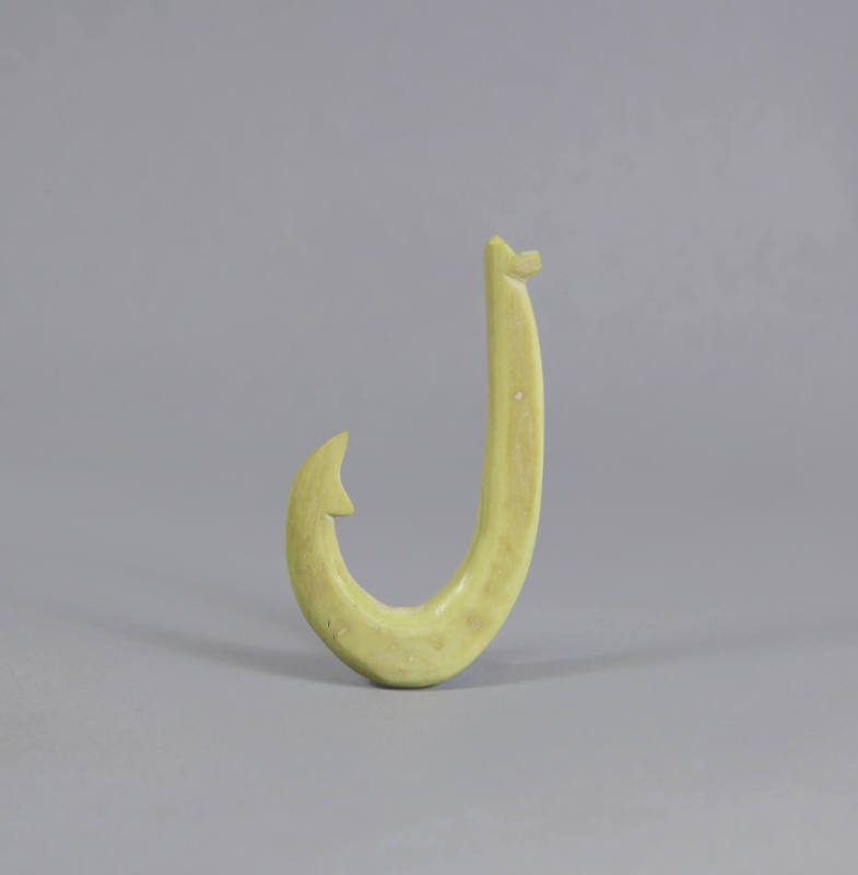 Fish Hook (Makau), 19th Century
Hawaiian Islands, Polynesia
Bone;  2 3/8 x 1 3/8 x ¼ in.
201…