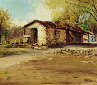 Mexican Adobe, c. 1931
Rolla Taylor (American, 1872-1970)
Oil on canvas; 14 x 16 in.
33070
…