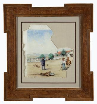 Santa Margarita Rancho, 1880
Alexander Harmer (American, 1856-1925)
Pastel on paper; 13 x 11 …