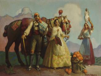 Three Spanish Figures, c. 1915
Charles Percy Austin (American, 1883-1948)
Oil on canvas; 72 ×…