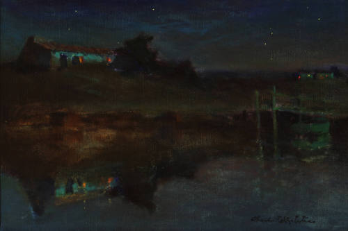 Nocturne by the River, 1922
Charles Rollo Peters (American, 1862-1928)
Oil on canvas; 16 x 24…