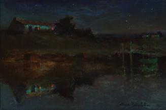 Nocturne by the River, 1922
Charles Rollo Peters (American, 1862-1928)
Oil on canvas; 16 x 24…