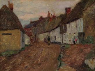 A Cornish Village, c. 1901
Arthur Bowen Davies (American, 1862-1928)
Oil on canvas; 14 x 18 i…