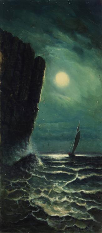 Boat by Moonlight, c. 1890
Unknown Artist
Oil on canvas; 23 x 10 in.
F7722
Martha C. Steven…
