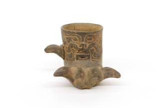 Vessel of a Jaguar Face and Claw Foot, 300-900 CE
Zapotec culture; Monte Albán, Oaxaca, Mexico…