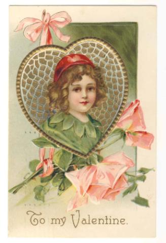 Valentine's Day Postcard, c. 1909
International Art Publishing Company; Printed in Germany 
P…