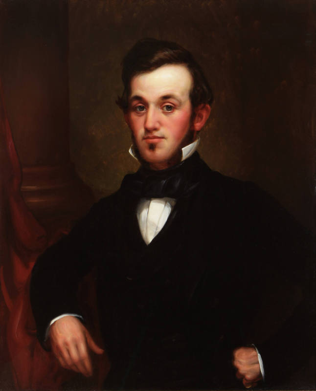 Portrait of David Hewes, c. 1854
William S. Jewett (American, 1812-1873)
Oil on canvas; 35 1/…